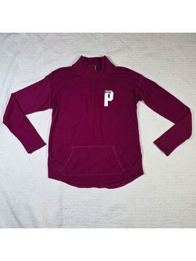 PINK Victoria's Secret Pink Quarter-Zip Sweater